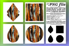 Sunflower Serenity: Country Watercolor Sublimation Product Image 1