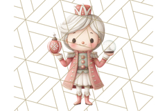 Nutcracker Clipart, Festive Holiday Toy Soldier PNG Art Product Image 2