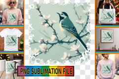 Radiant TSHIRT Gift Ideas PNG, Birds Product Image 1