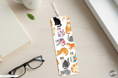 Whimsy Cats Bookmarks Png Bundle Product Image 10