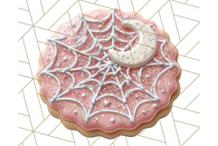 Halloween Cookie Clipart PNG, Spooky Sugar Treat Art Product Image 2
