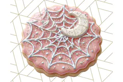 Halloween Cookie Clipart PNG, Spooky Sugar Treat Art Product Image 2