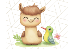 Cute Animal Friends Clipart PNG, Whimsical Spring Animal Duo Product Image 2