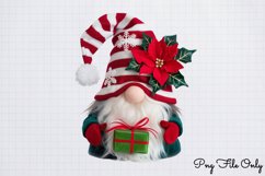 Cute Christmas Gnome Sublimation Clipart PNG Product Image 1