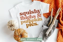 Thick Thighs SVG | Baby Thanksgiving SVG | Baby Fall SVG Product Image 1
