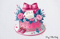 Baby Girl Desserts Clipart PNG Product Image 1