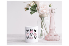 Pink Pumpkin with Black Bow PNG Product Image 7