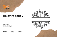Halovira Split Monogram Product Image 1