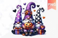 Halloween Gnome Sublimation - Clipart PNG Design Product Image 1