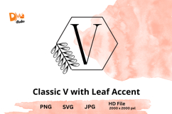 Classic with Leaf Accent Product Image 1