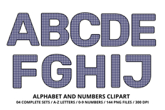 4th July Alphabet png clipart, independence letters doodle Product Image 2