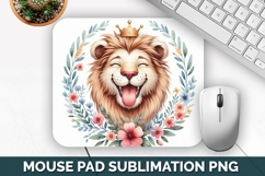Cute Animals Mouse Pad Bundle, Sublimation Mouse Pad PNG Product Image 15