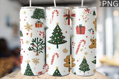 Christmas Tree Tumbler Wrap -High Quality 300 Dpi Product Image 1