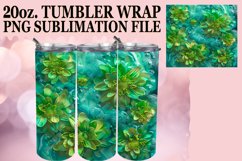 Spring Serenade Flower Tumbler Wrap Design Nature's 20oz Product Image 1