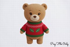 Woodland Christmas Animals Cliparts PNG Product Image 1