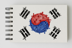 Butterfly Taegeukgi National Flag Harmony PNG Korean Product Image 5