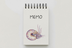 Nautilus Shell Marine Animal Spiral Tentacle PNG Summer Product Image 5