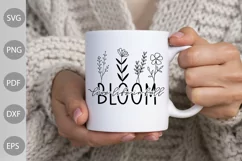 Live Life In Full Bloom SVG | Funny Girl SVG Design Product Image 3