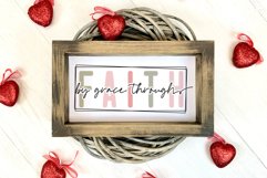 By Grace Through Faith Design/ Christian Quote SVG Product Image 4