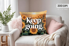 Inspirational Quotes Pillow PNG Motivational PNG Sublimation Product Image 1