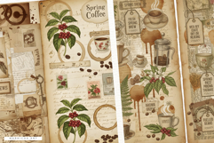 Ephemera Spring Coffee Junk Pages Product Image 5
