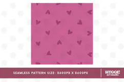 St Valentine's Day Hearts Cupid Love Seamless Pattern PNG Product Image 2