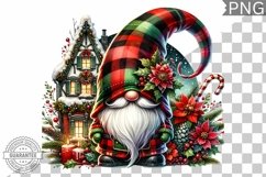 Christmas Gnome Sublimation - Clipart PNG Design Product Image 1