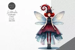 Whimsical clipart, Fairy clipart, Whimsical fairy Product Image 1