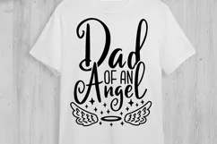 Dad Of An Angel svg, Memorial Svg, In Loving Memory Svg. Product Image 2