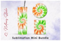 TIE DYE Mini Bundle - Sublimation - Tumbler, Mug, Coaster Product Image 1