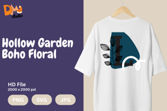 Hollow Garden Boho Floral Monogram Product Image 1