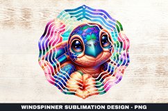 Turtle Wind Spinner Sublimation Design Product Image 1