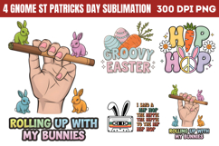Gnome Easter Sublimation Bundle PNG Product Image 2