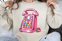 Retro Valentine Clipart PNG Product Image 1