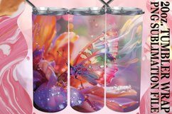 Glittery Butterfly Design for Teardrop Earrings 20oz Product Image 1