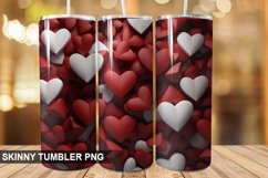 3D Valentine's Day Tumbler Design Product Image 1