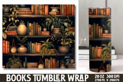 Tumbler Sublimation Wrap Magical Books Product Image 1