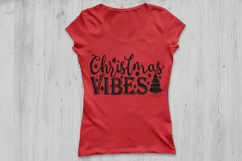 Christmas Vibes Svg, Christmas Svg, Funny Christmas Svg. Product Image 2
