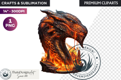 Fantasy Dragon Clipart, dragon PNG, Fantasy PNG Product Image 1