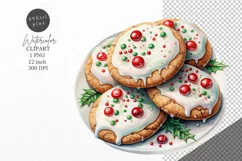 Christmas clipart, Cookie clipart, Winter clipart Product Image 1