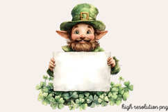 St Patricks Day Signs Clipart PNG Product Image 1