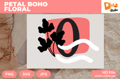 Petal Boho Floral Monogram Product Image 1