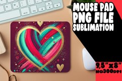 JOYFUL MOUSE MAT PLAYFUL ART, Heart Product Image 1