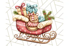 Christmas North Pole Village PNG Clipart, Cute Holiday Art Product Image 2