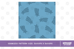 Boho Star Seamless Pattern Nursery Tile PNG DTF Baby Kids Product Image 2