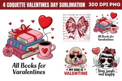 Coquette Valentines Day Sublimation PNG Product Image 1