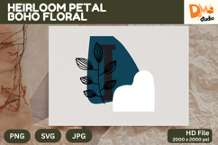 Heirloom Petal Boho Floral Monogram Product Image 1