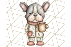 Christmas Pets in Pajamas Clipart PNG, Christmas Png Clipart Product Image 2