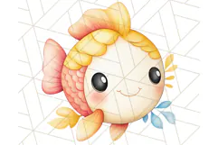 Under the Sea Nursery Clipart, Ocean Animals PNG Product Image 2