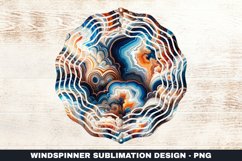 Marble Wind Spinner Sublimation Design Product Image 1